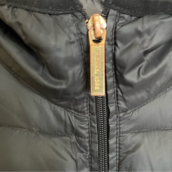 Michael Michael Kors Black Packable Down Jacket Size Large - Picture 10 of 10